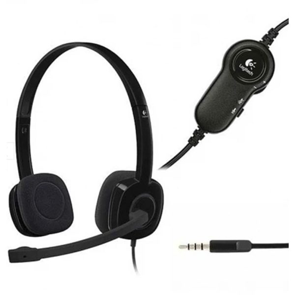 AUDIFONO LOGITECH H151 STEREO HEADSET NEGRO - Imagen 2
