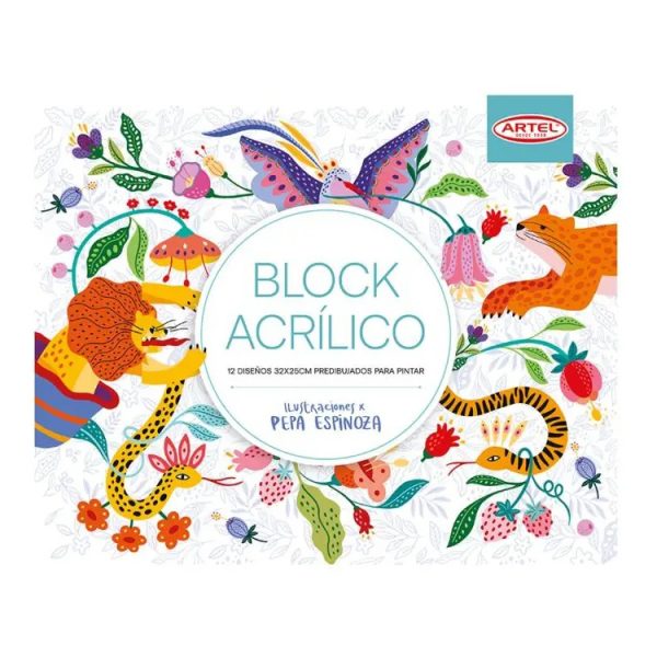 Block Diseños Pintura Acrílica