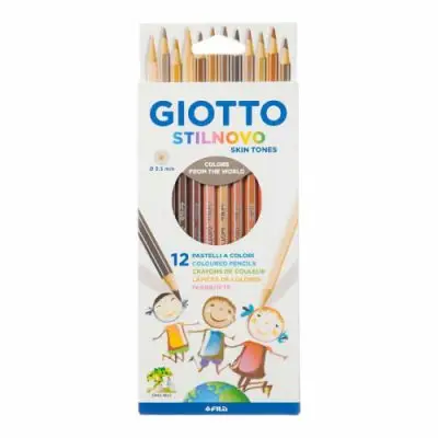 LAPIZ DE COLOR GIOTTO SKIN TONES 12 COLORES